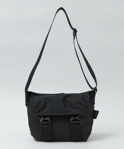 SHIPS / シップス ショルダーバッグ | KARRI: CORD POLYESTER MESSENGER S（ブラック）