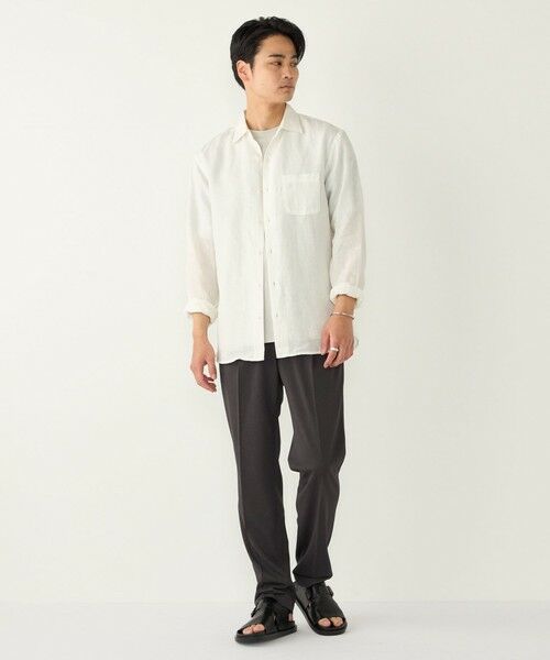 SHIPS / シップス シャツ・ブラウス | SHIPS Colors:ユーロリネン ワイドカラー スキッパー シャツ | 詳細6