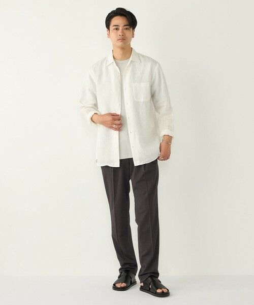 SHIPS / シップス シャツ・ブラウス | SHIPS Colors:ユーロリネン ワイドカラー スキッパー シャツ | 詳細9