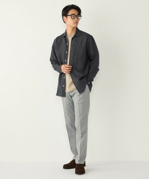 SHIPS / シップス シャツ・ブラウス | SHIPS Colors:ユーロリネン ワイドカラー スキッパー シャツ | 詳細17