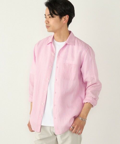 SHIPS / シップス シャツ・ブラウス | SHIPS Colors:ユーロリネン ワイドカラー スキッパー シャツ | 詳細21