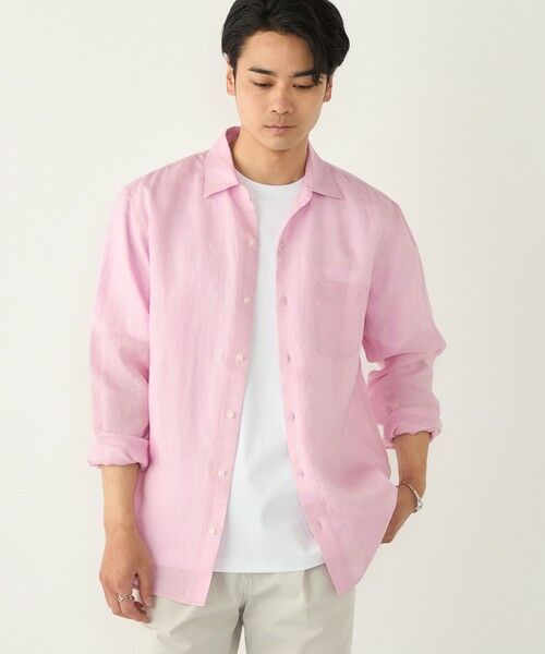 SHIPS / シップス シャツ・ブラウス | SHIPS Colors:ユーロリネン ワイドカラー スキッパー シャツ | 詳細22