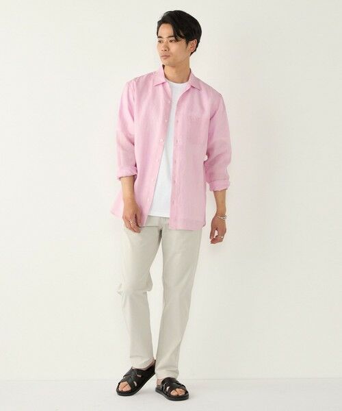 SHIPS / シップス シャツ・ブラウス | SHIPS Colors:ユーロリネン ワイドカラー スキッパー シャツ | 詳細23