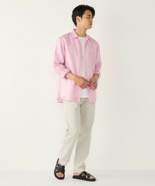 SHIPS / シップス シャツ・ブラウス | SHIPS Colors:ユーロリネン ワイドカラー スキッパー シャツ | 詳細24