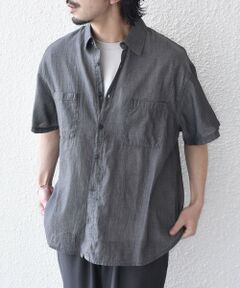 SHIPS / シップス シャツ・ブラウス | 【SHIPS Colors別注】Engineer:シアー デニム ショートスリーブ シャツ