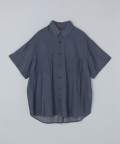 SHIPS / シップス シャツ・ブラウス | 【SHIPS Colors別注】Engineer:シアー デニム ショートスリーブ シャツ