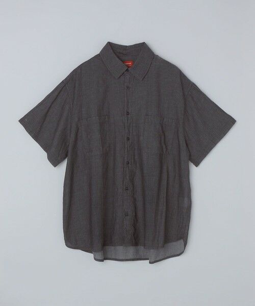 SHIPS / シップス シャツ・ブラウス | 【SHIPS Colors別注】Engineer:シアー デニム ショートスリーブ シャツ | 詳細1