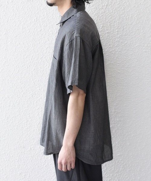 SHIPS / シップス シャツ・ブラウス | 【SHIPS Colors別注】Engineer:シアー デニム ショートスリーブ シャツ | 詳細4