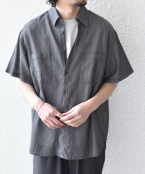 SHIPS / シップス シャツ・ブラウス | 【SHIPS Colors別注】Engineer:シアー デニム ショートスリーブ シャツ | 詳細6