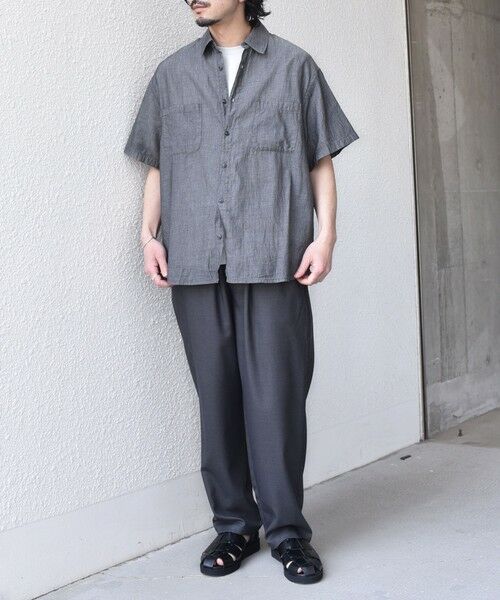 SHIPS / シップス シャツ・ブラウス | 【SHIPS Colors別注】Engineer:シアー デニム ショートスリーブ シャツ | 詳細7