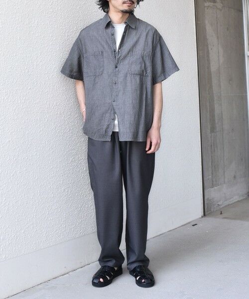 SHIPS / シップス シャツ・ブラウス | 【SHIPS Colors別注】Engineer:シアー デニム ショートスリーブ シャツ | 詳細8