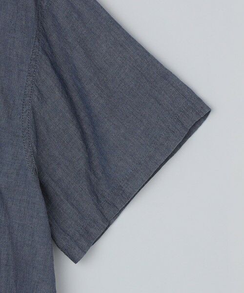 SHIPS / シップス シャツ・ブラウス | 【SHIPS Colors別注】Engineer:シアー デニム ショートスリーブ シャツ | 詳細13