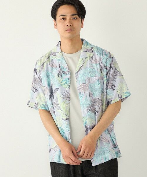 SHIPS / シップス シャツ・ブラウス | 《予約》SHIPS Colors:〈洗濯機可能〉レーヨン アロハ シャツ◆（ライトグレー）
