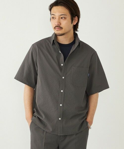 SHIPS / シップス シャツ・ブラウス | SHIPS Colors:〈接触冷感・吸水速乾・洗濯機可能〉ライト シアサッカー シャツ | 詳細14