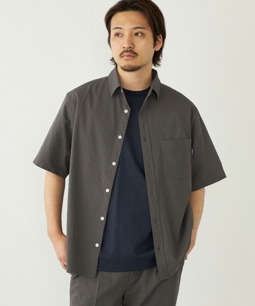 SHIPS / シップス シャツ・ブラウス | SHIPS Colors:〈接触冷感・吸水速乾・洗濯機可能〉ライト シアサッカー シャツ | 詳細15