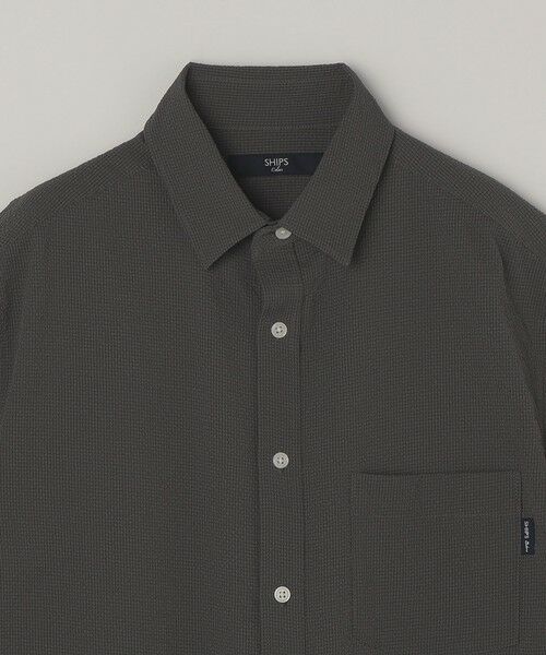 SHIPS / シップス シャツ・ブラウス | SHIPS Colors:〈接触冷感・吸水速乾・洗濯機可能〉ライト シアサッカー シャツ | 詳細3