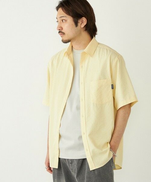 SHIPS / シップス シャツ・ブラウス | SHIPS Colors:〈接触冷感・吸水速乾・洗濯機可能〉ライト シアサッカー シャツ（イエロー）