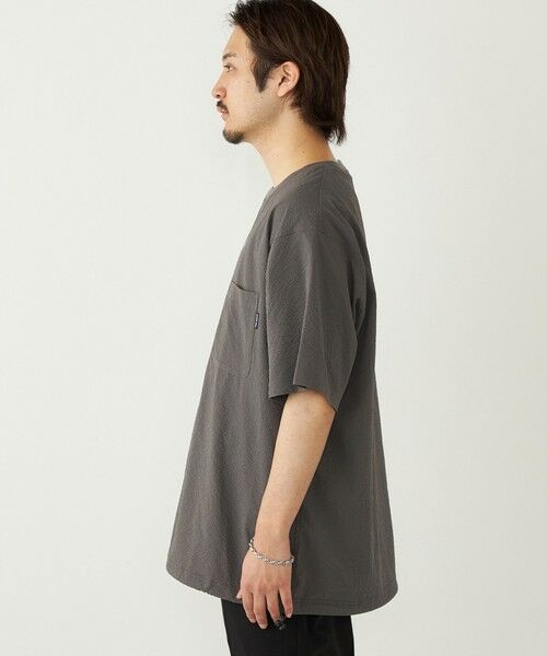 SHIPS / シップス Tシャツ | SHIPS Colors:〈接触冷感・吸水速乾・洗濯機可能〉ライト シアサッカー Tシャツ | 詳細9