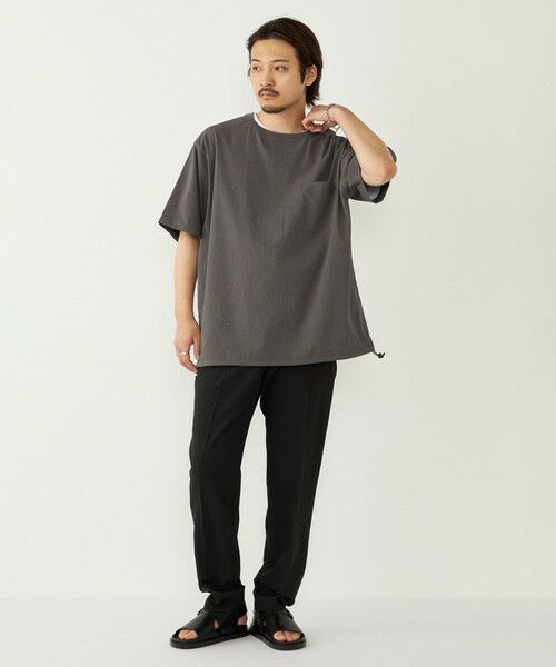 SHIPS / シップス Tシャツ | SHIPS Colors:〈接触冷感・吸水速乾・洗濯機可能〉ライト シアサッカー Tシャツ | 詳細17