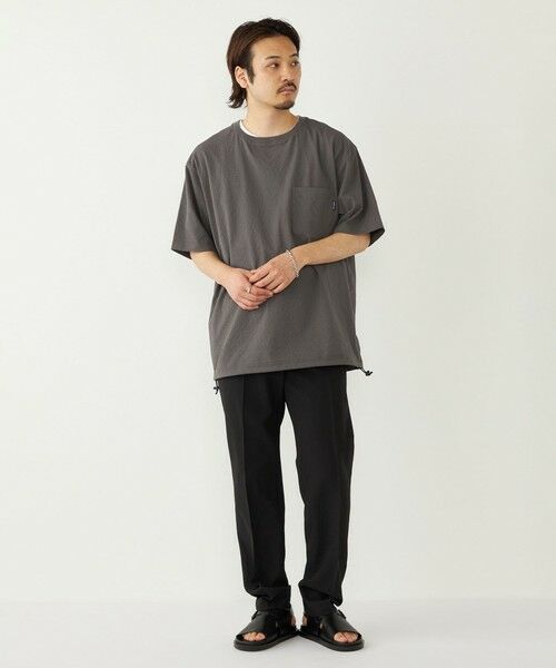 SHIPS / シップス Tシャツ | SHIPS Colors:〈接触冷感・吸水速乾・洗濯機可能〉ライト シアサッカー Tシャツ | 詳細18