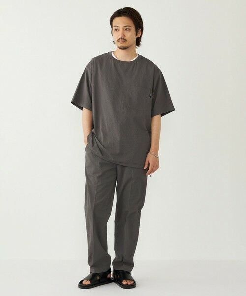 SHIPS / シップス Tシャツ | SHIPS Colors:〈接触冷感・吸水速乾・洗濯機可能〉ライト シアサッカー Tシャツ | 詳細19