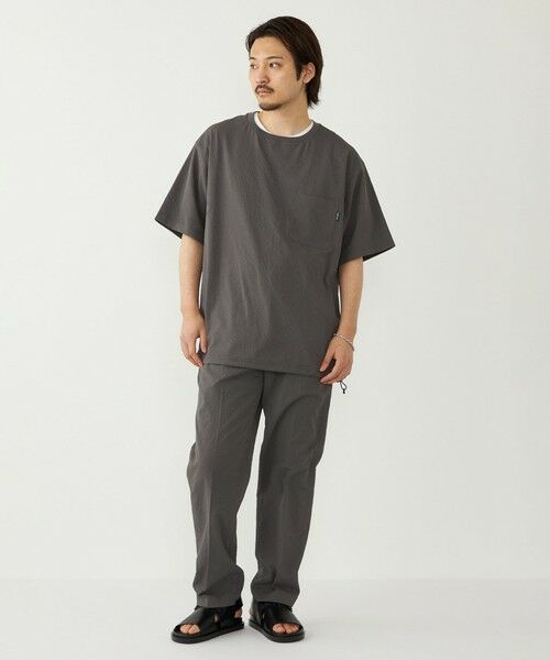 SHIPS / シップス Tシャツ | SHIPS Colors:〈接触冷感・吸水速乾・洗濯機可能〉ライト シアサッカー Tシャツ | 詳細20