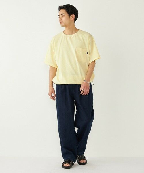 SHIPS / シップス Tシャツ | SHIPS Colors:〈接触冷感・吸水速乾・洗濯機可能〉ライト シアサッカー Tシャツ | 詳細24