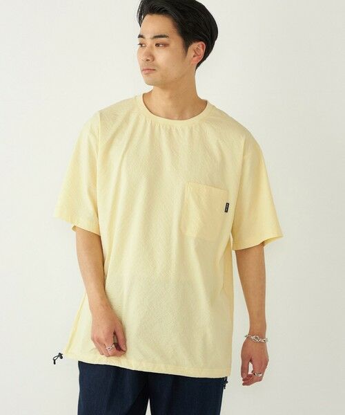 SHIPS / シップス Tシャツ | SHIPS Colors:〈接触冷感・吸水速乾・洗濯機可能〉ライト シアサッカー Tシャツ | 詳細26