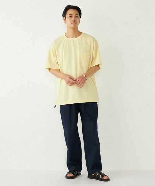 SHIPS / シップス Tシャツ | SHIPS Colors:〈接触冷感・吸水速乾・洗濯機可能〉ライト シアサッカー Tシャツ | 詳細27