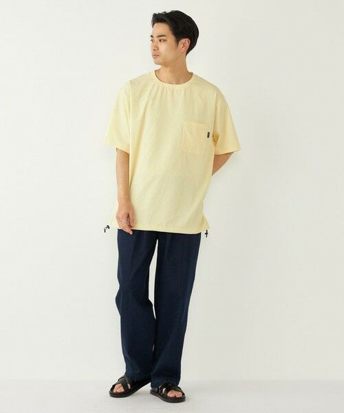 SHIPS / シップス Tシャツ | SHIPS Colors:〈接触冷感・吸水速乾・洗濯機可能〉ライト シアサッカー Tシャツ | 詳細28