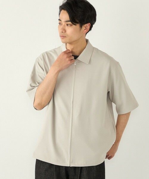 SHIPS / シップス シャツ・ブラウス | 《予約》SHIPS Colors:〈吸水速乾・洗濯機可能〉2WAY ストレッチ ジップ シャツ◆ | 詳細7