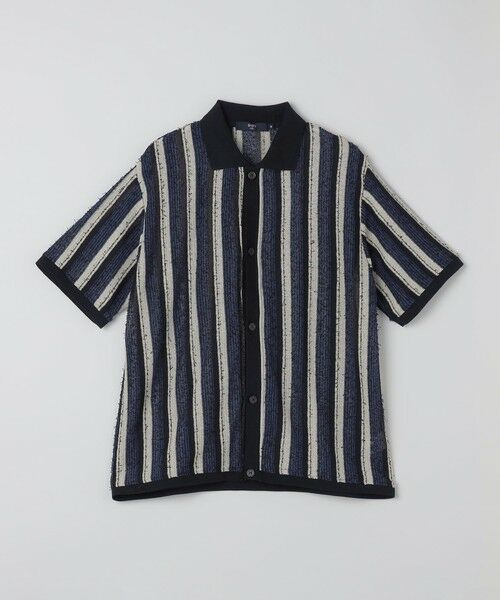 SHIPS / シップス シャツ・ブラウス | SHIPS Colors:〈洗濯機可能〉ストライプ ジャージー シャツ（ブルー）