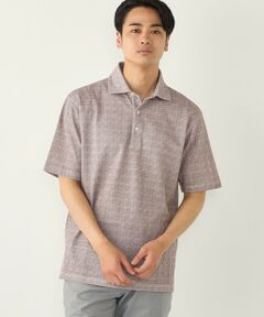 SHIPS / シップス ポロシャツ | SHIPS Colors:〈吸水速乾〉カノコ グレンチェック ワイドカラー ポロシャツ