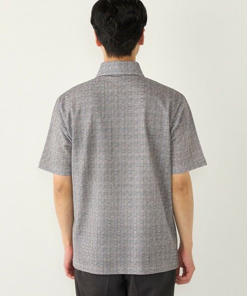 SHIPS / シップス ポロシャツ | SHIPS Colors:〈吸水速乾〉カノコ グレンチェック ワイドカラー ポロシャツ | 詳細5