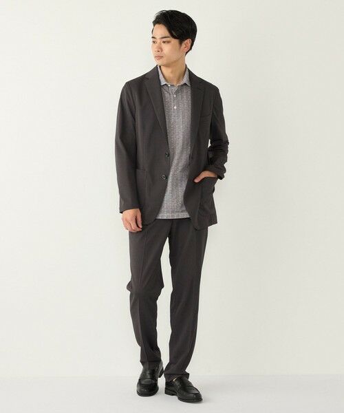 SHIPS / シップス ポロシャツ | SHIPS Colors:〈吸水速乾〉カノコ グレンチェック ワイドカラー ポロシャツ | 詳細13