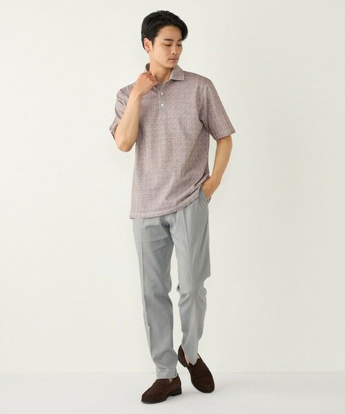 SHIPS / シップス ポロシャツ | SHIPS Colors:〈吸水速乾〉カノコ グレンチェック ワイドカラー ポロシャツ | 詳細22