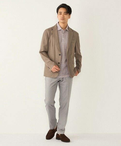 SHIPS / シップス ポロシャツ | SHIPS Colors:〈吸水速乾〉カノコ グレンチェック ワイドカラー ポロシャツ | 詳細23