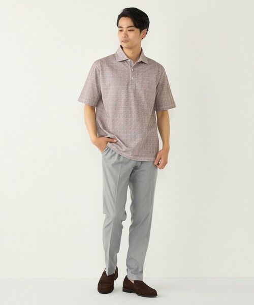SHIPS / シップス ポロシャツ | SHIPS Colors:〈吸水速乾〉カノコ グレンチェック ワイドカラー ポロシャツ | 詳細27