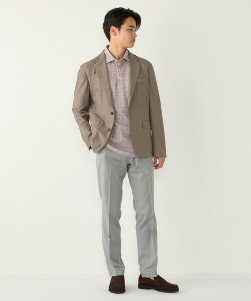 SHIPS / シップス ポロシャツ | SHIPS Colors:〈吸水速乾〉カノコ グレンチェック ワイドカラー ポロシャツ | 詳細28