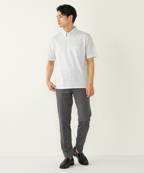 SHIPS / シップス ポロシャツ | SHIPS Colors:〈吸水速乾〉カノコ プリント ボタンダウン ポロシャツ | 詳細3