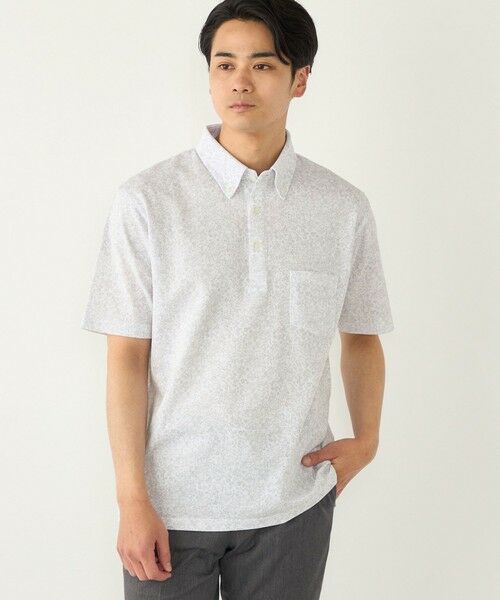 SHIPS / シップス ポロシャツ | SHIPS Colors:〈吸水速乾〉カノコ プリント ボタンダウン ポロシャツ | 詳細5