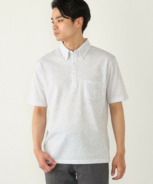 SHIPS / シップス ポロシャツ | SHIPS Colors:〈吸水速乾〉カノコ プリント ボタンダウン ポロシャツ | 詳細6