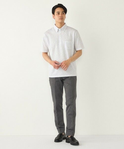 SHIPS / シップス ポロシャツ | SHIPS Colors:〈吸水速乾〉カノコ プリント ボタンダウン ポロシャツ | 詳細8