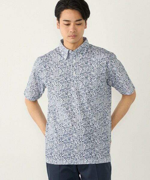 SHIPS / シップス ポロシャツ | SHIPS Colors:〈吸水速乾〉カノコ プリント ボタンダウン ポロシャツ | 詳細25