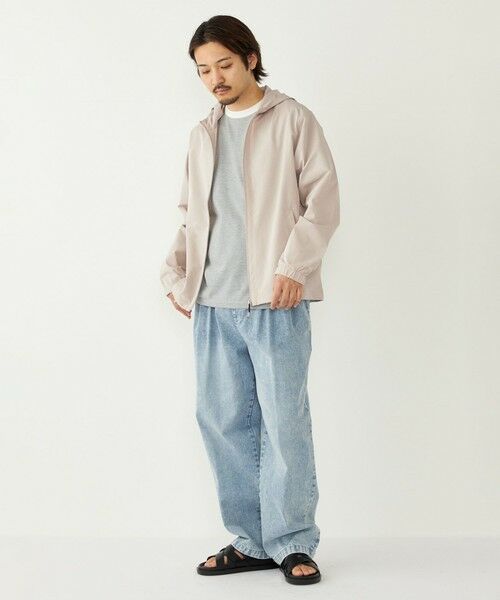 SHIPS / シップス Tシャツ | 《予約》SHIPS Colors:〈速乾〉CAVE(R) ワンポイント ロゴ ボーダー Tシャツ◆ | 詳細9