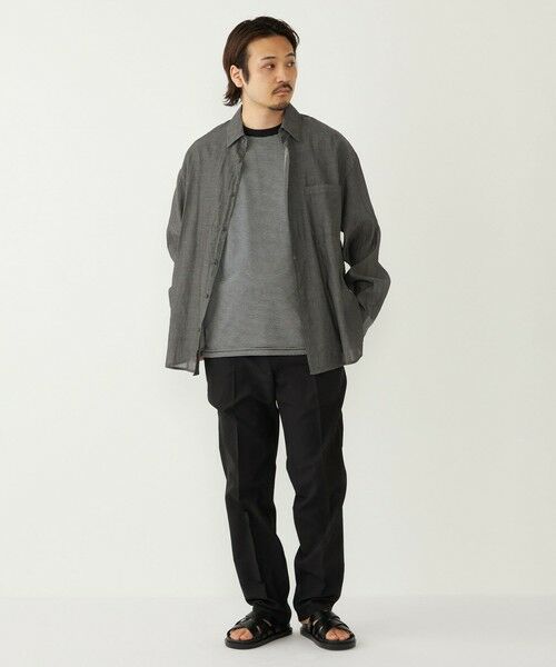 SHIPS / シップス Tシャツ | 《予約》SHIPS Colors:〈速乾〉CAVE(R) ワンポイント ロゴ ボーダー Tシャツ◆ | 詳細20