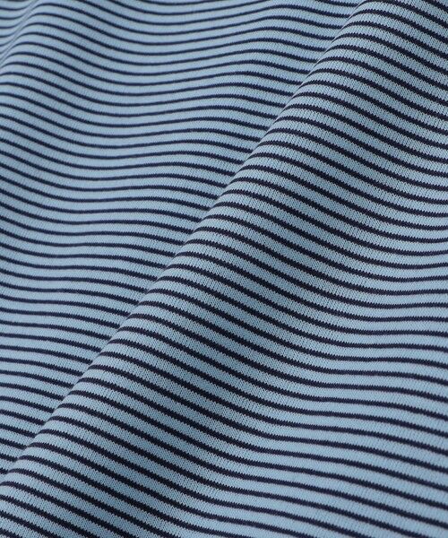 SHIPS / シップス Tシャツ | 《予約》SHIPS Colors:〈速乾〉CAVE(R) ワンポイント ロゴ ボーダー Tシャツ◆ | 詳細29