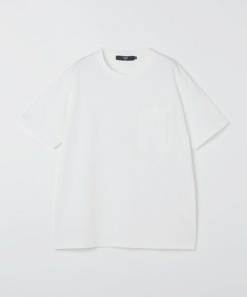 SHIPS / シップス Tシャツ | SHIPS Colors:〈接触冷感・吸水速乾・遮熱〉マルチファンクション ポケット Tシャツ（ライトホワイト）