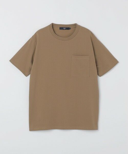 SHIPS / シップス Tシャツ | SHIPS Colors:〈接触冷感・吸水速乾・遮熱〉マルチファンクション ポケット Tシャツ（キャメル）