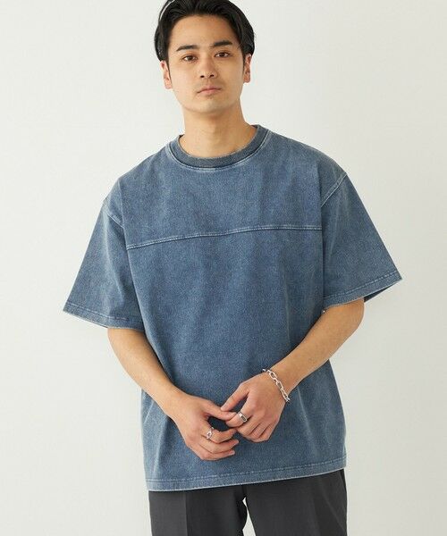 SHIPS / シップス Tシャツ | 《予約》SHIPS Colors:カット デニム Tシャツ◆ | 詳細19